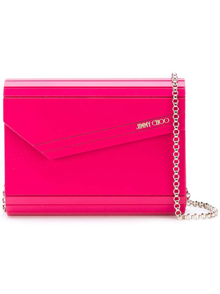 Jimmy Choo Candy Shoulder Bag - Pink & Purple