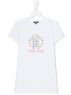 Roberto Cavalli Kids - Logo Print T-shirt - Kids - Cotton/spandex/elastane - 16 Yrs, White