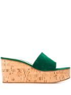 Gianvito Rossi Wedge Sandals - Green