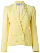 Jean Louis Scherrer Pre-owned Double Breasted Blazer - Yellow