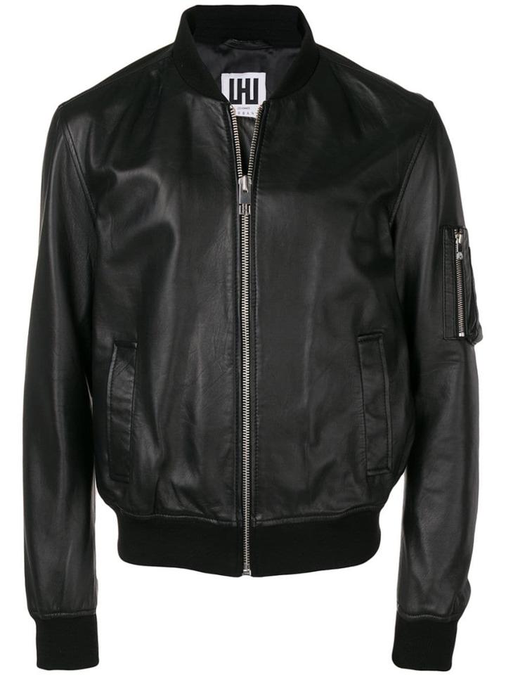 Les Hommes Urban Bomber Jacket - Black