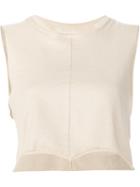 Daniel Patrick Cropped Vest, Women's, Size: Medium, Nude/neutrals, Cotton
