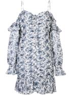 Robert Rodriguez Studio Carmen Floral Print Dress - Blue