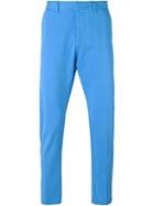 Ami Alexandre Mattiussi Chino Trousers, Men's, Size: L, Blue, Cotton