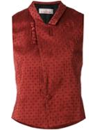 A.f.vandevorst - Wrap Top - Women - Polyester/cupro - 40, Pink/purple, Polyester/cupro