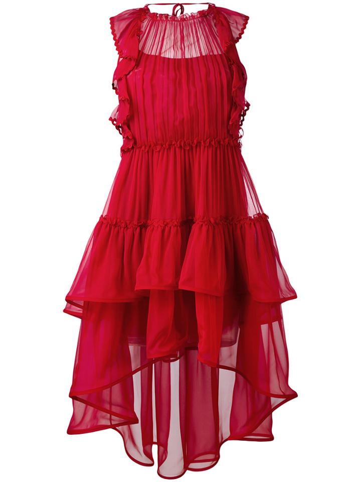 Alberta Ferretti Abito Dress - Red