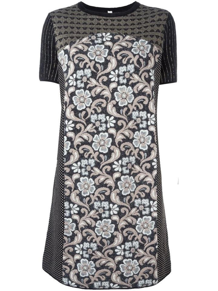 Antonio Marras Floral Pattern Shortsleeved Dress