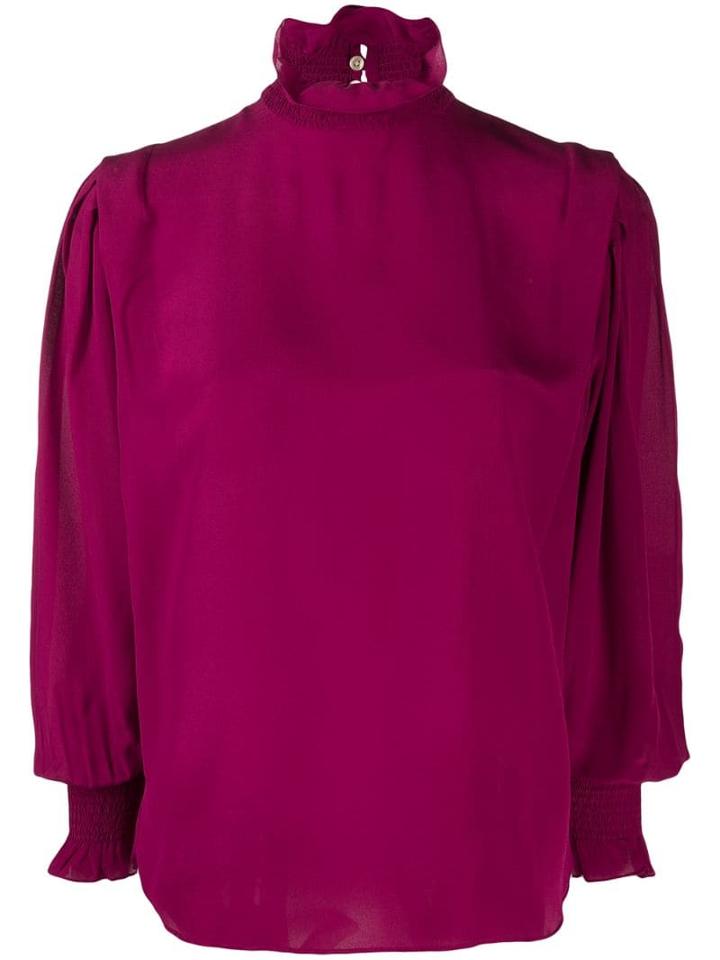 Isabel Marant Étoile High Neck Blouse - Pink
