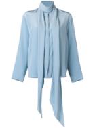 The Row Scarf Neck Blouse - Blue