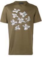 Etro - Floral Print T-shirt - Men - Cotton - M, Green, Cotton