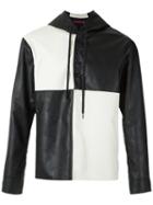 À La Garçonne - Color Block Jacket - Men - Leather - M, Black, Leather