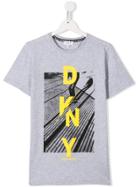 Dkny Kids Photographic Print T-shirt - Grey