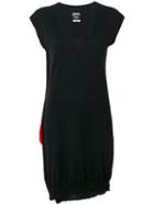 Jean Paul Gaultier Pre-owned Contrast Panel Knitted Dress - Black