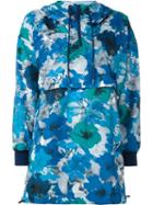 Adidas By Stella Mccartney 'running Blossom' Pullover Jacket, Women's, Size: Xs, Blue, Polyester