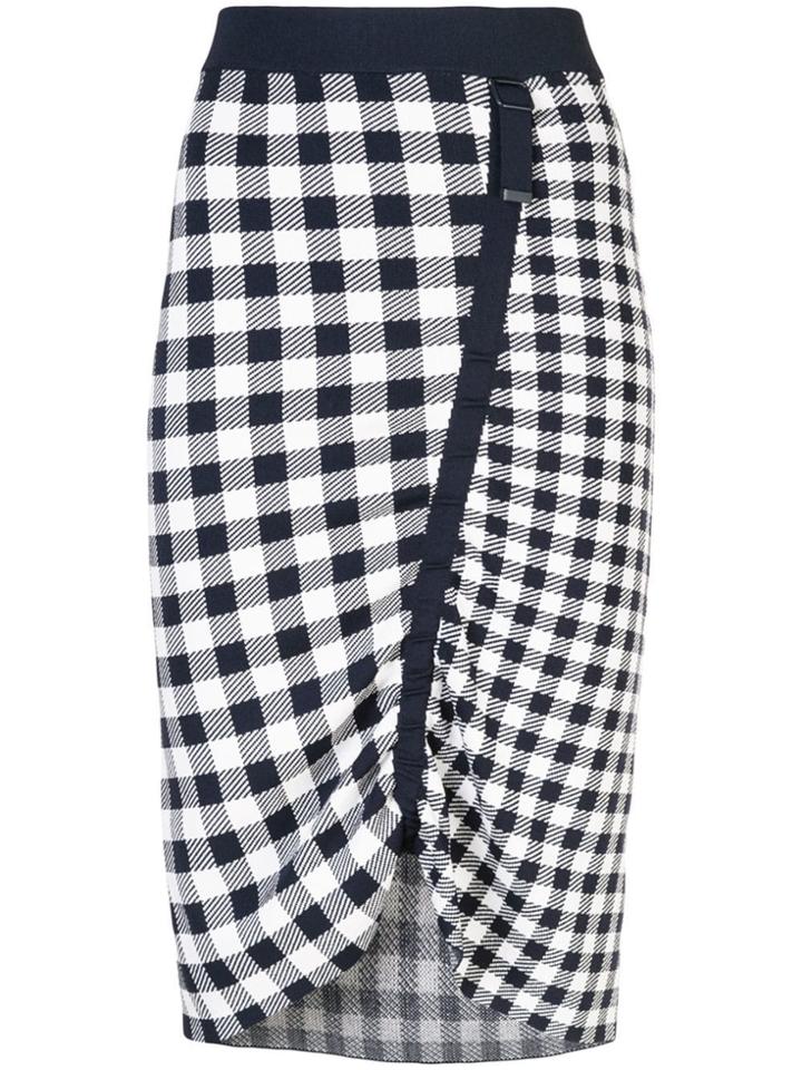 Jonathan Simkhai Gingham Midi Skirt - Black