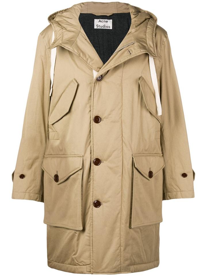 Acne Studios Padded Military Parka - Brown