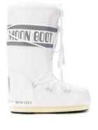 Moon Boot Logo Drawstring Boots - White