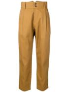 Corelate Straight-leg Trousers - Brown