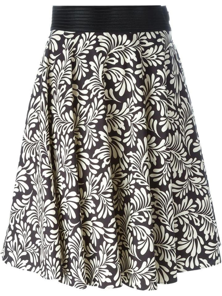 Emanuel Ungaro Printed Full Skirt