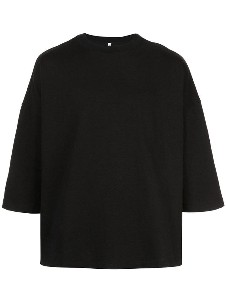 The Celect Dropped Shoulder T-shirt - Black