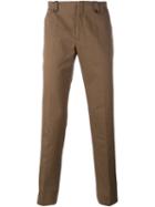 Maison Margiela Tailored Trousers, Men's, Size: 52, Brown, Cotton