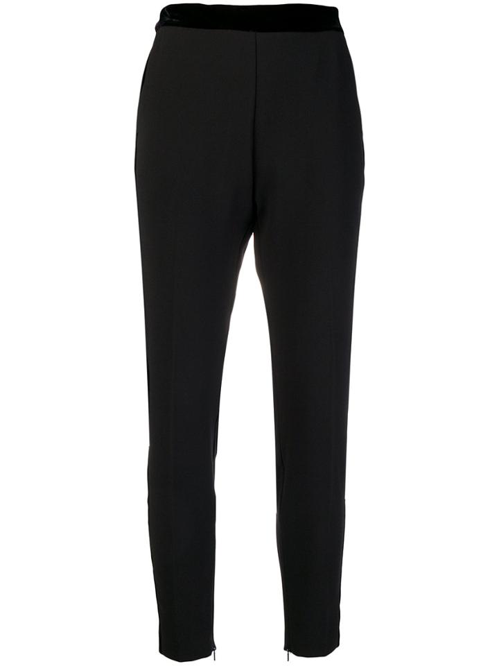 Pinko Slim-fit Tuxedo Trousers - Black