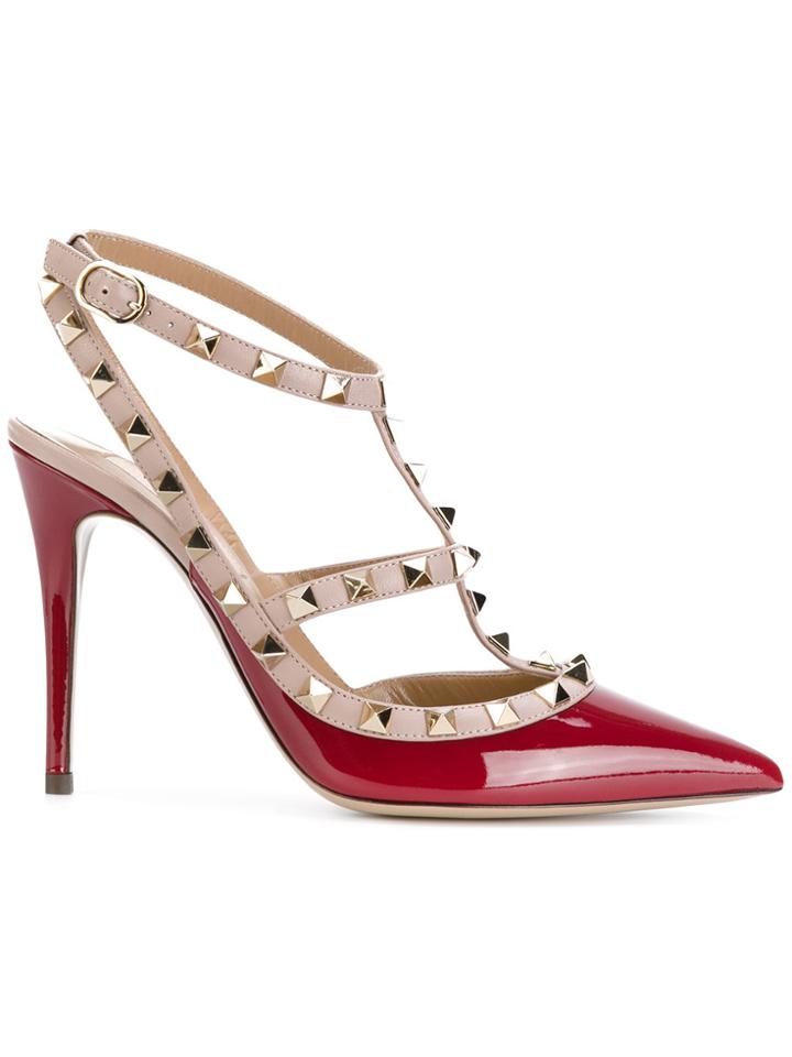 Valentino Garavani Rockstud Sandals - Red