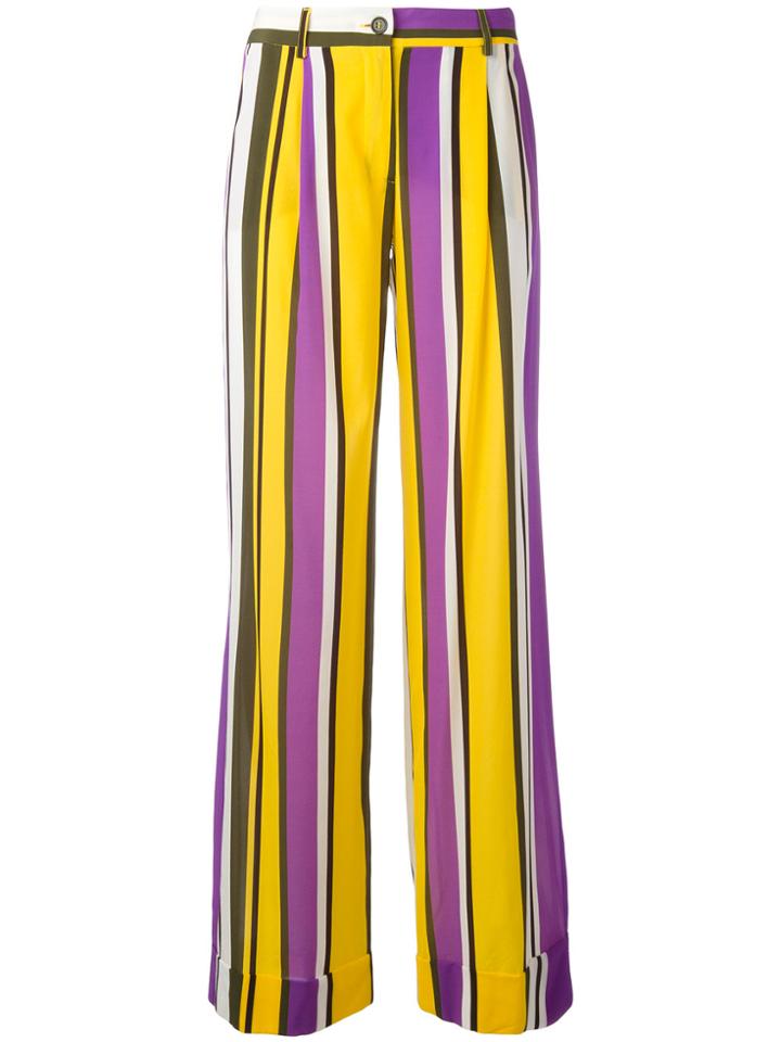 P.a.r.o.s.h. Sweden Flared Trousers - Multicolour