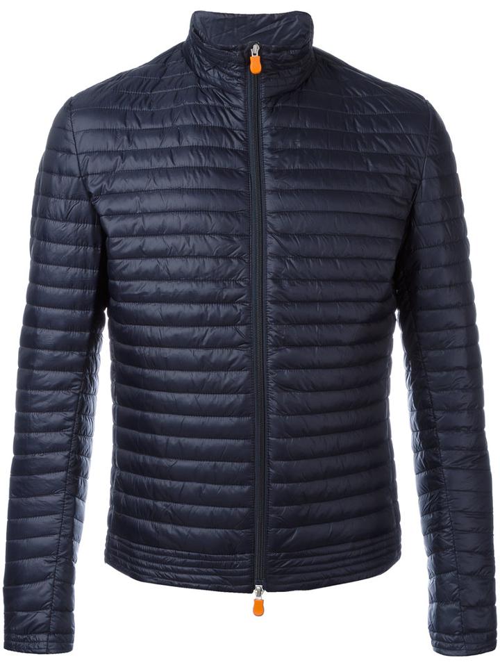 Save The Duck - Padded Jacket - Men - Nylon/polyester - M, Blue, Nylon/polyester