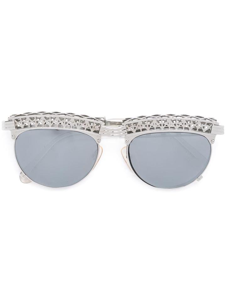 Jean Paul Gaultier Vintage Eiffel Tower Frame Sunglasses, Women's, Grey