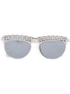 Jean Paul Gaultier Vintage Eiffel Tower Frame Sunglasses, Women's, Grey