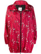 Moncler Oversized Zip Jacket - Red