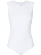 Maison Margiela Sleeveless Fitted Bodysuit - White