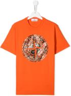 Stone Island Junior Logo T-shirt - Orange