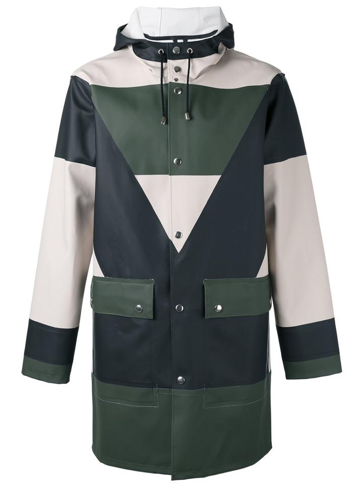 Henrik Vibskov - Colour Block Coat - Unisex - Cotton/polyester/pvc - Xs, Cotton/polyester/pvc