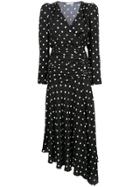 Vivetta Polka Dot Print Dress - Black