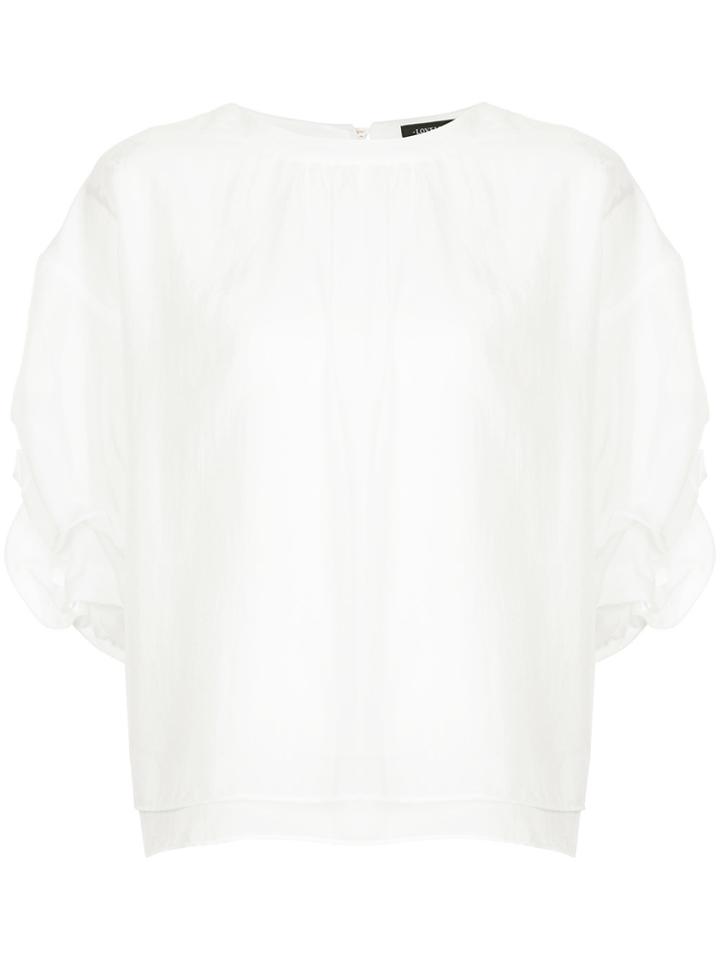 Loveless Classic Shift Blouse - White