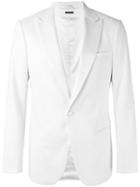Giorgio Armani - Soho Blazer - Men - Silk/linen/flax/polyester/virgin Wool - 50, White, Silk/linen/flax/polyester/virgin Wool