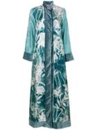F.r.s For Restless Sleepers Kimono Style Dress - Blue