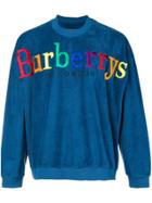Burberry Rainbow Logo Sweatshirt - Blue