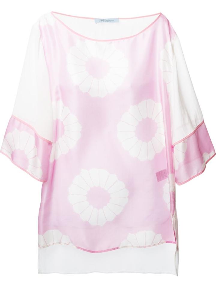 Blumarine Flower Print Blouse