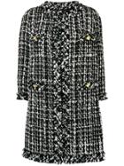Edward Achour Paris Tweed Coat - Black