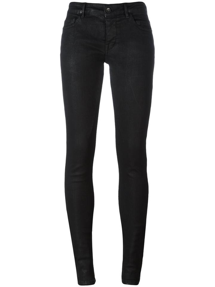 Rick Owens Drkshdw Detroit Cut Jeans - Black