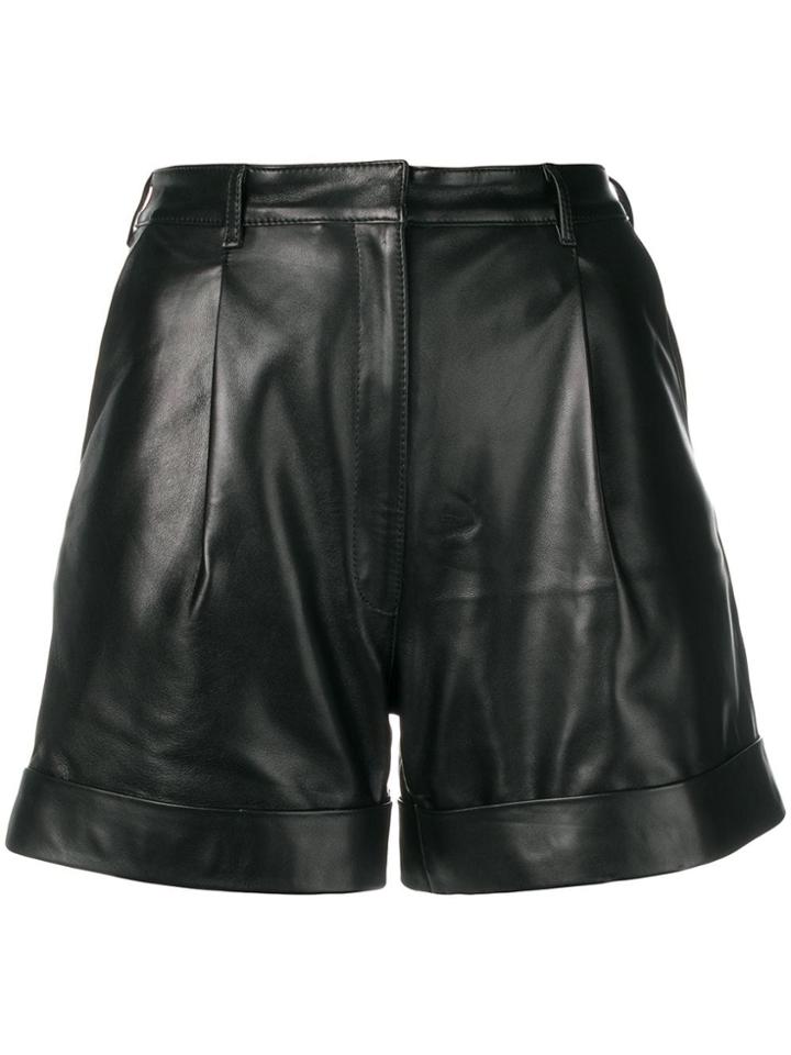 Manokhi High-waisted Shorts - Black