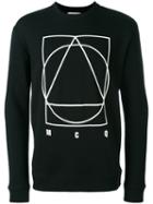 Mcq Alexander Mcqueen - Glyph Icon Print Sweatshirt - Men - Cotton - L, Black, Cotton