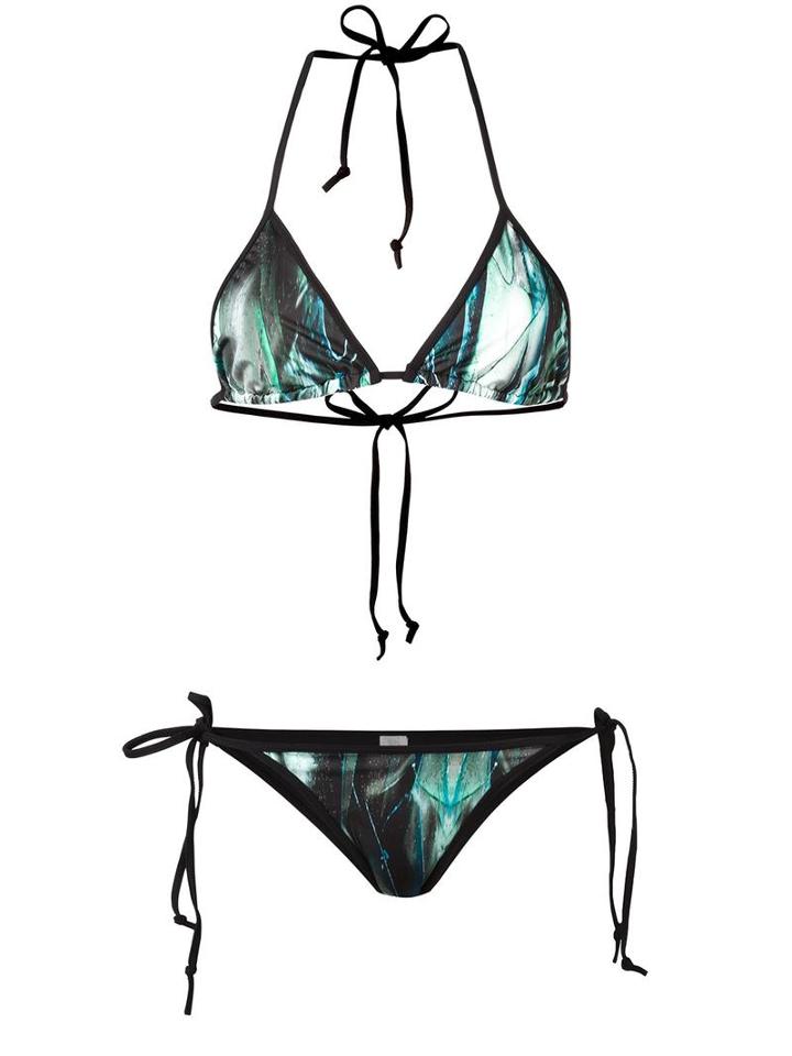 Mona 'azolla' String Bikini, Women's, Size: Small, Green, Polyester/spandex/elastane