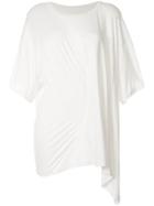 Mm6 Maison Margiela Ruffle Detail Top - White