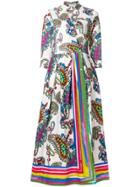 Sara Roka Paisley Gem Maxi Dress - White