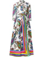 Sara Roka Paisley Gem Maxi Dress - White