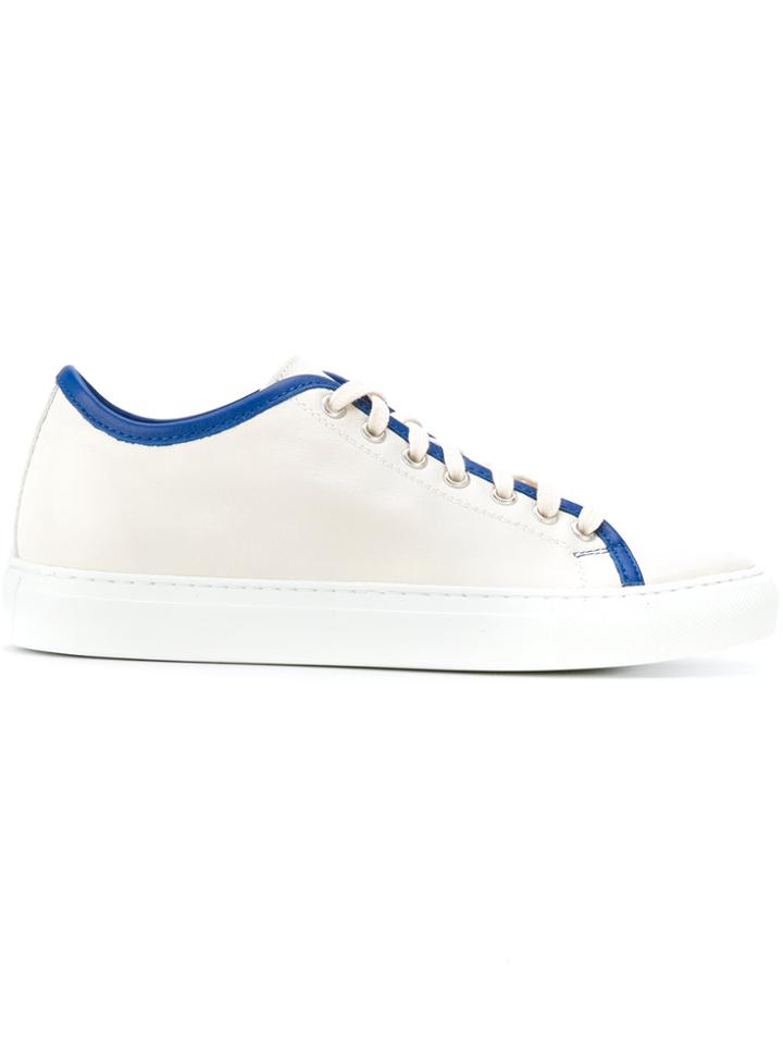 Sofie D'hoore Contrast Trim Sneakers - Nude & Neutrals